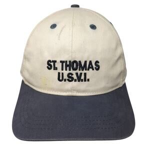 St. Thomas USVI Del Sol Slideback Hat Multicolor One Size Embroidered